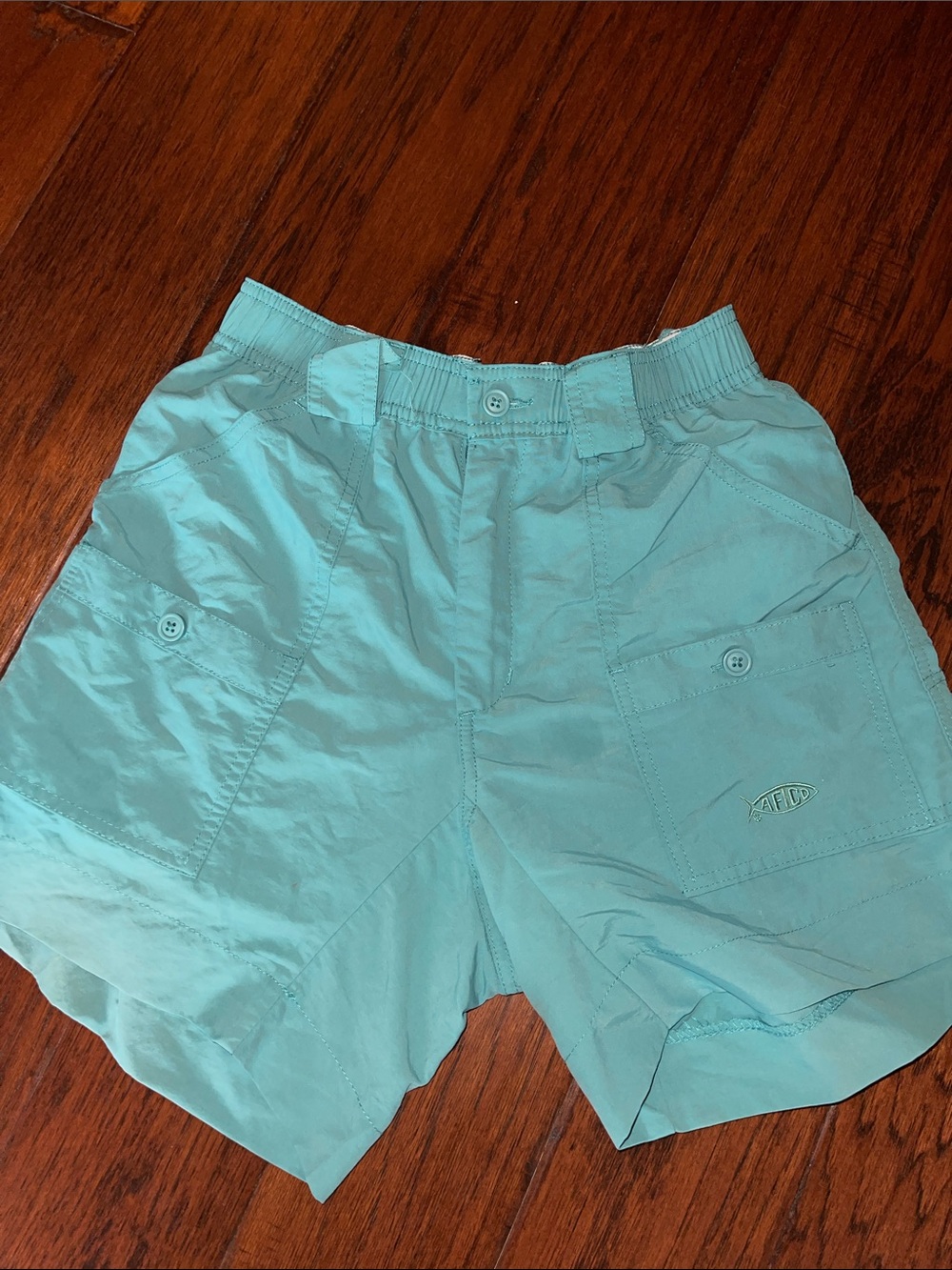 AFTCO Teal Men’s/Boys Cargo Shorts